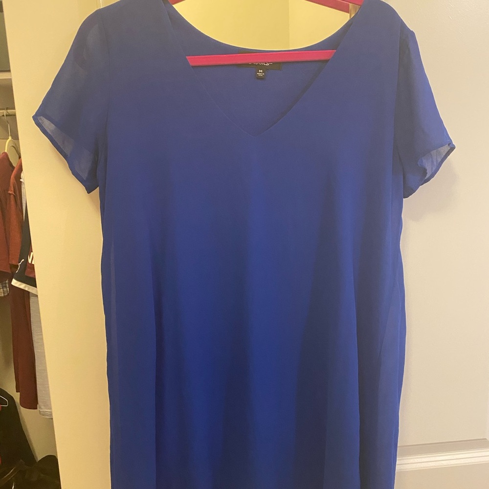 Size Medium Lulu’s Blue Shift Dress